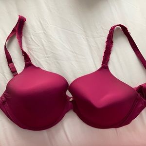 ❤️❤️ FINAL OFFER Natori bright pink/plum bra 34DD